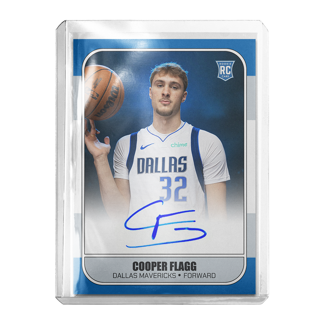 Cooper Flagg - Facsimile Rookie Retro Mavericks Card
