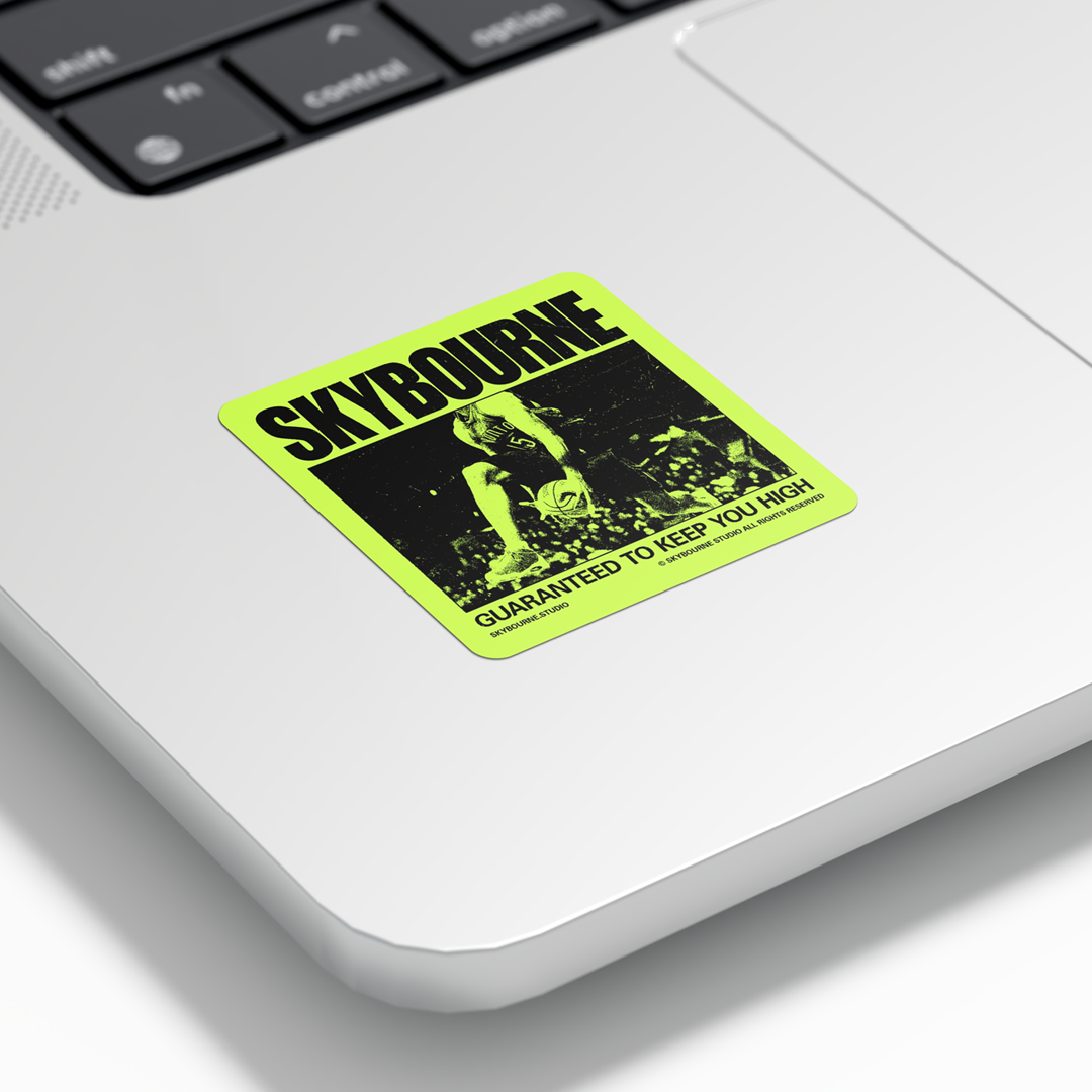 Custom Keep You High Sticker