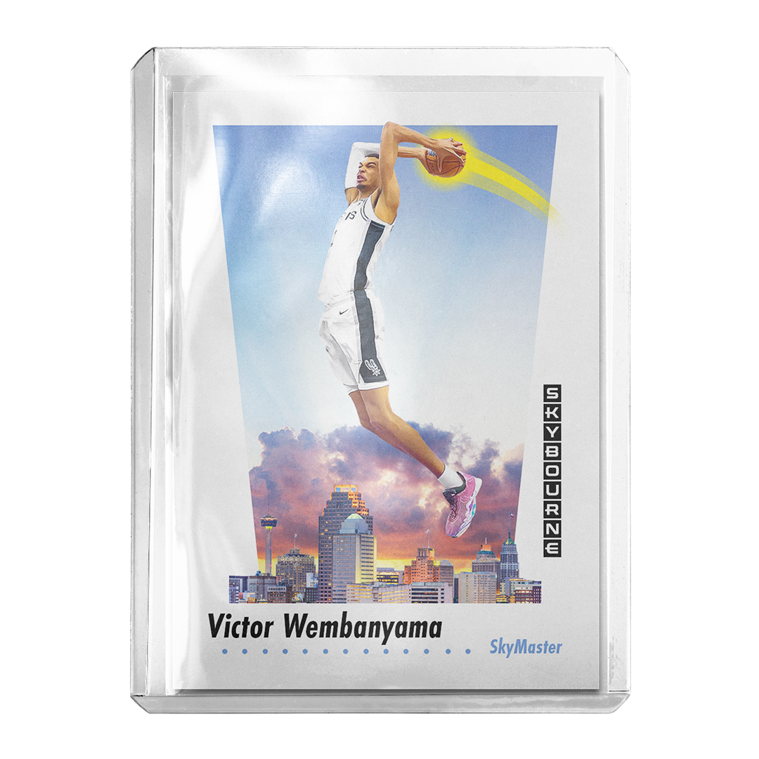 Custom Victor Wembanyama Skybox Retro Card