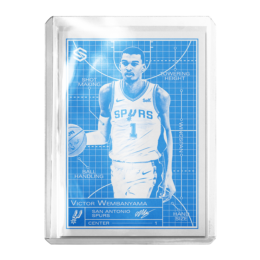 Custom Victor Wembanyama Superstar Blueprint Card